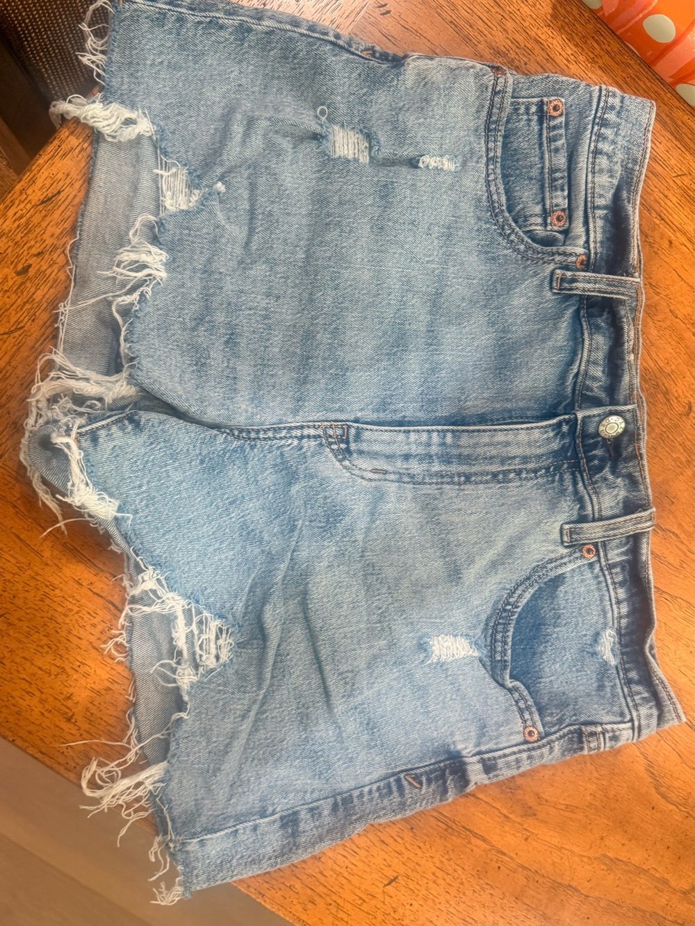 Daze Women’s Distressed Denim Shorts